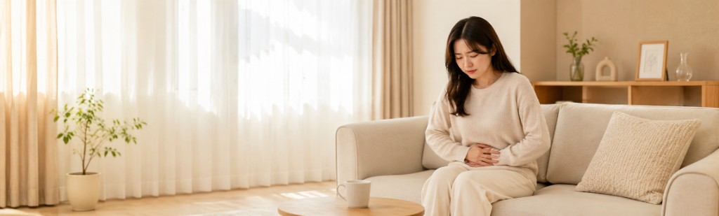 여성질환 일상 불편 장면